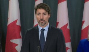 Justin Trudeau à propos du crash d'un Boeing en Iran: "Nous attendons de l'Iran qu'il indemnise les familles des victimes"