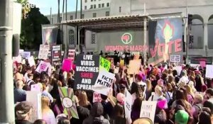 Quatrième et dernière "Marche des femmes" avant la présidentielle américaine