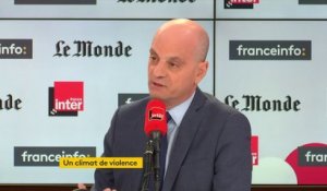 Jean-Michel Blanquer, ministre de l'Éducation nationale : "En France, Emmanuel Macron a été élu dans un contexte très particulier où la société était déjà en crise. Si la société n'était pas déjà en crise, il n'aurait pas été élu."