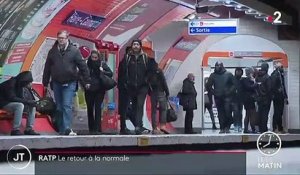 Paris : les métros circulent quasi normalement lundi