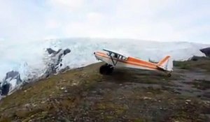 Ce pilote tente un décollage très risqué... Réussi ou non ???