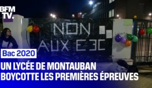 Environ 400 élèves et enseignants d'un lycée de Montauban ont boycotté les nouvelles épreuves du bac