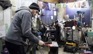 Le forgeron d'épées ardéchois Gaël Fabre nous a ouvert les portes de son atelier