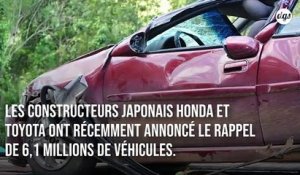 6 millions de véhicules rappelés pour des airbags risquant de ne pas se déclencher en cas d'accident