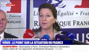 Coronavirus: Agnès Buzyn confirme qu'il y a toujours 3 cas confirmés en France et "plusieurs en attente de résultats"