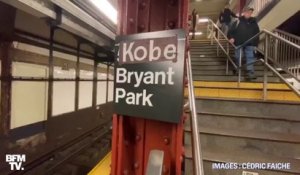 Mort de Kobe Bryant : la station de métro new-yorkaise "Bryant Park" rebaptisée en "Kobe Bryant Park" par un usager