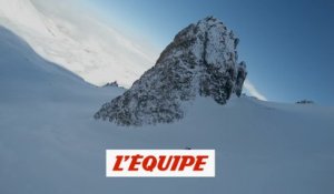 Aurélien Ducroz sur les pentes du volcan Erciyes en Turquie - Adrénaline - ski freeride