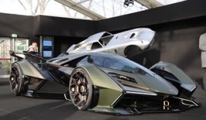 Lamborghini Lambo V12 Vision Gran Turismo : le concept du jeu PS4 en vidéo