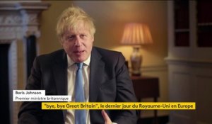 Brexit : Boris Johnson s'adresse aux Britanniques