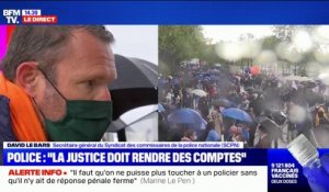 Racisme dans la police: David Le Bars (SCPN) dénonce le "discours très dangereux de certains camps politiques"