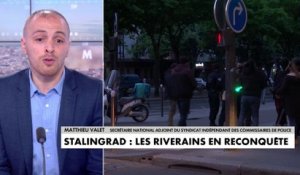 Mathieu Valet sur la toxicomanie à Stalingrad (Paris) : «Vous avez une salle de shoot à côté qui n’arrange en rien le travail de la police»
