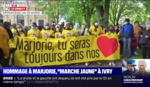 Hommage à Marjorie: la "marche jaune" s'élance dans les rues d'Ivry-sur-Seine