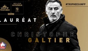 Christophe Galtier - Meilleur entraîneur de Ligue 1 Uber Eats - Trophées UNFP 2021