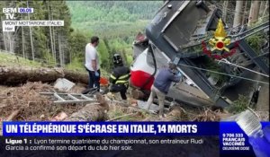 Un téléphérique s'écrase en Italie dimanche, faisant 14 morts