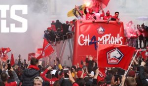 Célébration de la victoire du LOSC face au PSG