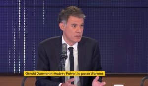 Plainte de Darmanin contre Pulvar : "Le ministre des élections" cherche "à intimider une candidate", dénonce Olivier Faure