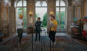 Emmanuel Macron reçoit les Youtubers McFly et Carlito à l'Élysée