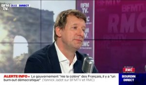 Yannick Jadot: Le gouvernement "nie la colère" des Français, il y a "un burn-out démocratique"