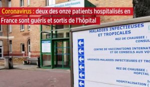 Coronavirus : deux des onze patients hospitalisés en France sont guéris et sortis de l'hôpital