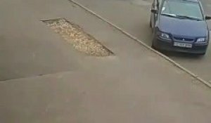 Ce conducteur arrache sa portière en faisant une marche arrière