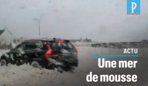 Les images impressionnantes de la tempête Dennis en Bretagne