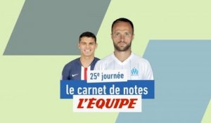 De Thiago Silva à Valère Germain, le carnet de notes de la 25e journée - Foot - L1