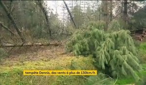 La tempête Dennis a plongé dans le noir des dizaines de milliers de foyers