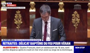 Retraites: "Comme tout projet de réforme, ce texte nourrit des oppositions", reconnait Olivier Véran