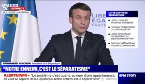Emmanuel Macron: "On ne peut pas avoir les lois de la Turquie sur le sol de la France"