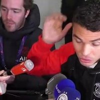 Les joueurs du PSG lancent le match retour