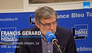 L'invité France Bleu Matin est Francis GERARD, candidat à la mairie de Joué-les-Tours.