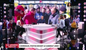 Le monde de Macron: A Bordeaux, Poutou devant le candidat LREM – 21/02