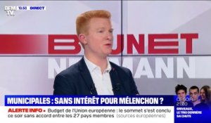 Adrien Quatennens: "La France Insoumise n'est pas candidate aux élections municipales"