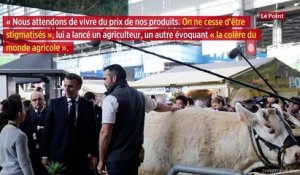 Salon de l'agriculture : à peine arrivé, Macron déjà interpellé