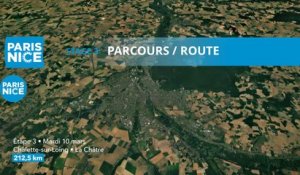 Parcours /Route - Étape 3/Stage 3 : Paris - Nice  2020