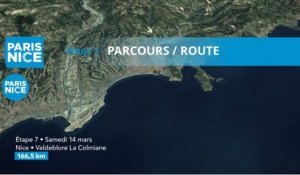 Parcours /Route - Étape 7/Stage 7 : Paris - Nice  2020