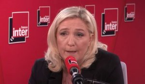 Marine Le Pen : "Tous les gouvernements qui se sont succédés traînent une dette de l'État qui n'a eu de cesse que d'augmenter. C'est marrant, on ne parle pas de la dette des autres partis. On a décidé la mise en oeuvre d'un grand emprunt national."