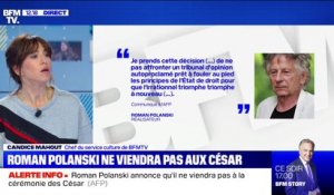Roman Polanski a annoncé qu'il ne viendra pas à la cérémonie des César
