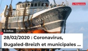 Coronavirus, Bugaled-Breizh et municipales … 5 infos du 28 février
