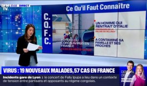 Coronavirus: 19 nouveaux malades, 57 cas en France - 28/02
