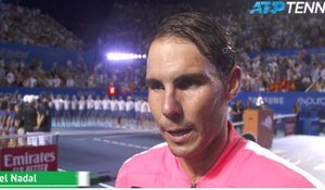 Acapulco - Nadal : "Je ne pourrais pas être plus heureux"