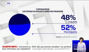 52% des Français ne jugent pas inquiétante la progression du coronavirus, selon un sondage