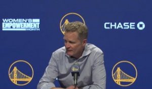 NBA - Kerr : "Nous sommes une équipe différente quand Curry est sur le terrain"