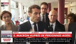 Emmanuel Macron sur le coronavirus : « Il faut au maximum éviter de visiter nos anciens »