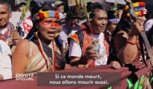 "Les gens ici ne savent pas que le pétrole vient d'Amazonie" : une Indienne waorani manifeste à New York