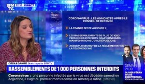 Rassemblements de 1 000 personnes interdits (3/4) - 08/03