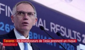 Tavares : les investisseurs de Tesla prennent un risque « énormissime »