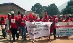 Manifestation à Dubreka contre le 3e mandat d'Alpha Condé