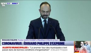 Édouard Philippe: "Le premier tour des élections municipales s'est passé dans de bonnes conditions"