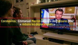 Coronavirus : Macron annonce des mesures pour « réduire les déplacements »